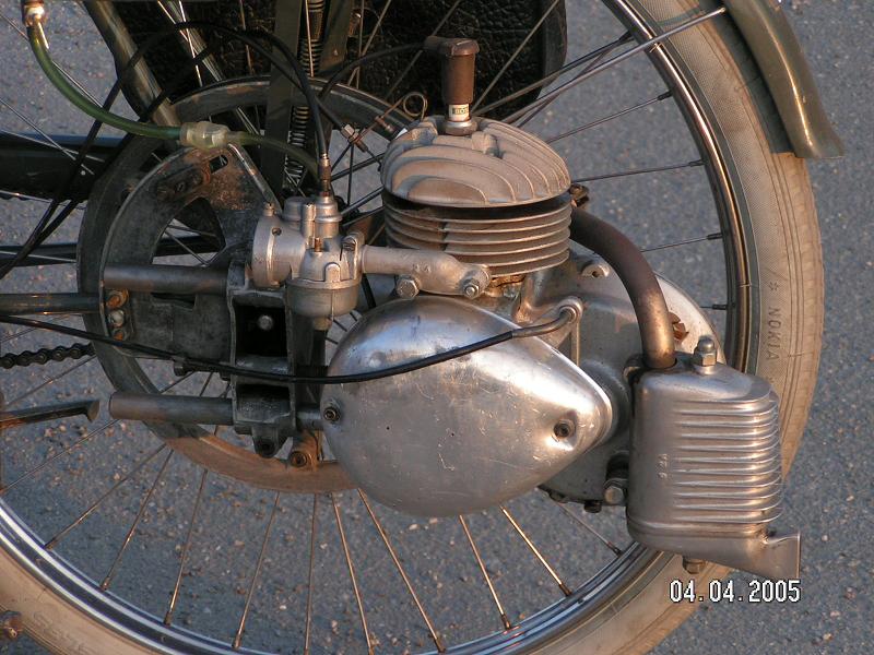 Själva motorn, tillverkad hos Johnsson metall i Örebro