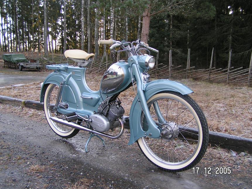 En mycket vacker moped